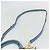 Borsa a mano Miu Miu in pelle 2 in 1 blu oro Auth BA8214 D'oro - vista 10