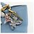 Borsa a mano Miu Miu in pelle 2 in 1 blu oro Auth BA8214 D'oro - vista 16