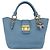 Borsa a mano Miu Miu in pelle 2 in 1 blu oro Auth BA8214 D'oro - vista 2