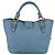 Borsa a mano Miu Miu in pelle 2 in 1 blu oro Auth BA8214 D'oro - vista 3