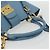 Borsa a mano Miu Miu in pelle 2 in 1 blu oro Auth BA8214 D'oro - vista 7