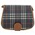 Autre Marque Bolso de Hombro Burberrys Nova Check PVC Marino Oro Auth 155468 Dorado Azul marino - vista 2