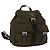 PRADA Backpack Nylon Khaki Silver Auth 154531 Silvery