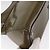 CARTIER Borsa a Mano Pelle Verniciata Khaki Argento Auth 151787 - vista 12