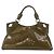 CARTIER Borsa a Mano Pelle Verniciata Khaki Argento Auth 151787 - vista 2