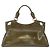 CARTIER Borsa a Mano Pelle Verniciata Khaki Argento Auth 151787 - vista 3