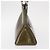 CARTIER Borsa a Mano Pelle Verniciata Khaki Argento Auth 151787 - vista 4