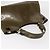 CARTIER Borsa a Mano Pelle Verniciata Khaki Argento Auth 151787 - vista 6
