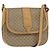 Gucci Borsa a Spalla Micro GG Supreme PVC Beige Oro Auth 150726 D'oro