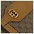 Gucci Borsa a Spalla Micro GG Supreme PVC Beige Oro Auth 150726 D'oro - vista 17