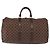 LOUIS VUITTON Borsa Boston Keepall 50 Damier Ebene N41427 Auth LV 148143 - vista 13
