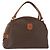 Céline Borsa a mano in tela Macadam CELINE in pelle PVC marrone oro Auth ki6132 D'oro