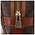 Céline Borsa a mano in tela Macadam CELINE in pelle PVC marrone oro Auth ki6132 D'oro - vista 17