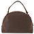 Céline Borsa a mano in tela Macadam CELINE in pelle PVC marrone oro Auth ki6132 D'oro - vista 2