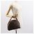 Céline Borsa a mano in tela Macadam CELINE in pelle PVC marrone oro Auth ki6132 D'oro - vista 22