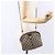 Borsa Sherry Line GG Supreme Web di GUCCI in PVC beige e oro 904 02 047 Auth BA7462 D'oro - vista 21