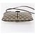 Borsa Sherry Line GG Supreme Web di GUCCI in PVC beige e oro 904 02 047 Auth BA7462 D'oro - vista 5
