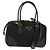 PRADA Borsa a Mano Nylon 2 vie Nero Oro 1BB115 Auth am9579SM D'oro