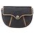 Borsa a spalla in tela a nido d'ape PVC nera e oro Auth BA7506 Christian Dior Nero D'oro - vista 13
