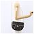 Borsa a spalla in tela a nido d'ape PVC nera e oro Auth BA7506 Christian Dior Nero D'oro - vista 20