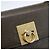Céline Borsa a Mano CELINE in Pelle Khaki Oro Auth 151041 D'oro Cachi - vista 17