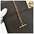 Céline Borsa a Mano CELINE in Pelle Khaki Oro Auth 151041 D'oro Cachi - vista 18
