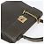 Céline Borsa a Mano CELINE in Pelle Khaki Oro Auth 151041 D'oro Cachi - vista 6