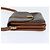 Céline Borsa a Spalla in Tela Macadam CELINE in Pelle PVC Marrone Oro Auth 148183 D'oro - vista 3