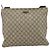 Gucci Borsa a Spalla GG Supreme PVC Beige Oro 201446 Auth 148419 D'oro - vista 13