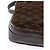 Céline Borsa a Spalla in Tela Macadam CELINE Suede Marrone Oro Auth 147778 D'oro - vista 10