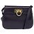 Borsa a Spalla Gancini in Pelle Salvatore Ferragamo Blu Navy Oro Auth 145622 D'oro