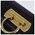 Borsa a Spalla Gancini in Pelle Salvatore Ferragamo Blu Navy Oro Auth 145622 D'oro - vista 18