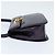 Borsa a Spalla Gancini in Pelle Salvatore Ferragamo Blu Navy Oro Auth 145622 D'oro - vista 3