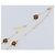 Collana Swarovski metallo Oro Auth am9577 D'oro - vista 5