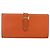 Hermès HERMES Portafoglio Soufflé in Pelle Arancione Auth 143412 - vista 13