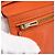 Hermès HERMES Portafoglio Soufflé in Pelle Arancione Auth 143412 - vista 17