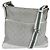 Borsa a Spalla GG Canvas Sherry Line Gucci Grigio Argento 145857 Auth 150515 Marrone