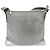 Borsa a Spalla GG Canvas Sherry Line Gucci Grigio Argento 145857 Auth 150515 Marrone - vista 2