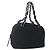 CHANEL COCO Borsa a mano in cotone argento nero CC Auth 150550