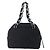 CHANEL COCO Borsa a mano in cotone argento nero CC Auth 150550 - vista 2