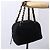 CHANEL COCO Borsa a mano in cotone argento nero CC Auth 150550 - vista 22