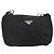 Borsa a Spalla PRADA in Nylon Pelle Nera Oro Auth bs30072 Nero D'oro - Ansicht 13