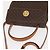 Céline Sac à main en toile Macadam CELINE en cuir PVC 2 en 1 marron or Auth 153821 Doré - vue 6