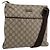 Borsa a spalla GG Supreme in PVC beige e argento di GUCCI 141626 Auth ep12076