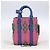 Borsa a mano GUCCI GG Supreme PVC 2in1 Beige Blu Auth 154072SAM - vista 12