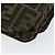 FENDI Zucca Canvas Shoulder Bag Black Brown Auth gh1238 - view 14