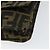 FENDI Zucca Canvas Shoulder Bag Black Brown Auth gh1238 - view 5