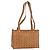 Borsa a Spalla MCM Logogram Vicetos in Pelle PVC Marrone Oro Auth gh1241 D'oro