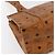 Borsa a Spalla MCM Logogram Vicetos in Pelle PVC Marrone Oro Auth gh1241 D'oro - vista 14