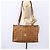 Borsa a Spalla MCM Logogram Vicetos in Pelle PVC Marrone Oro Auth gh1241 D'oro - vista 23
